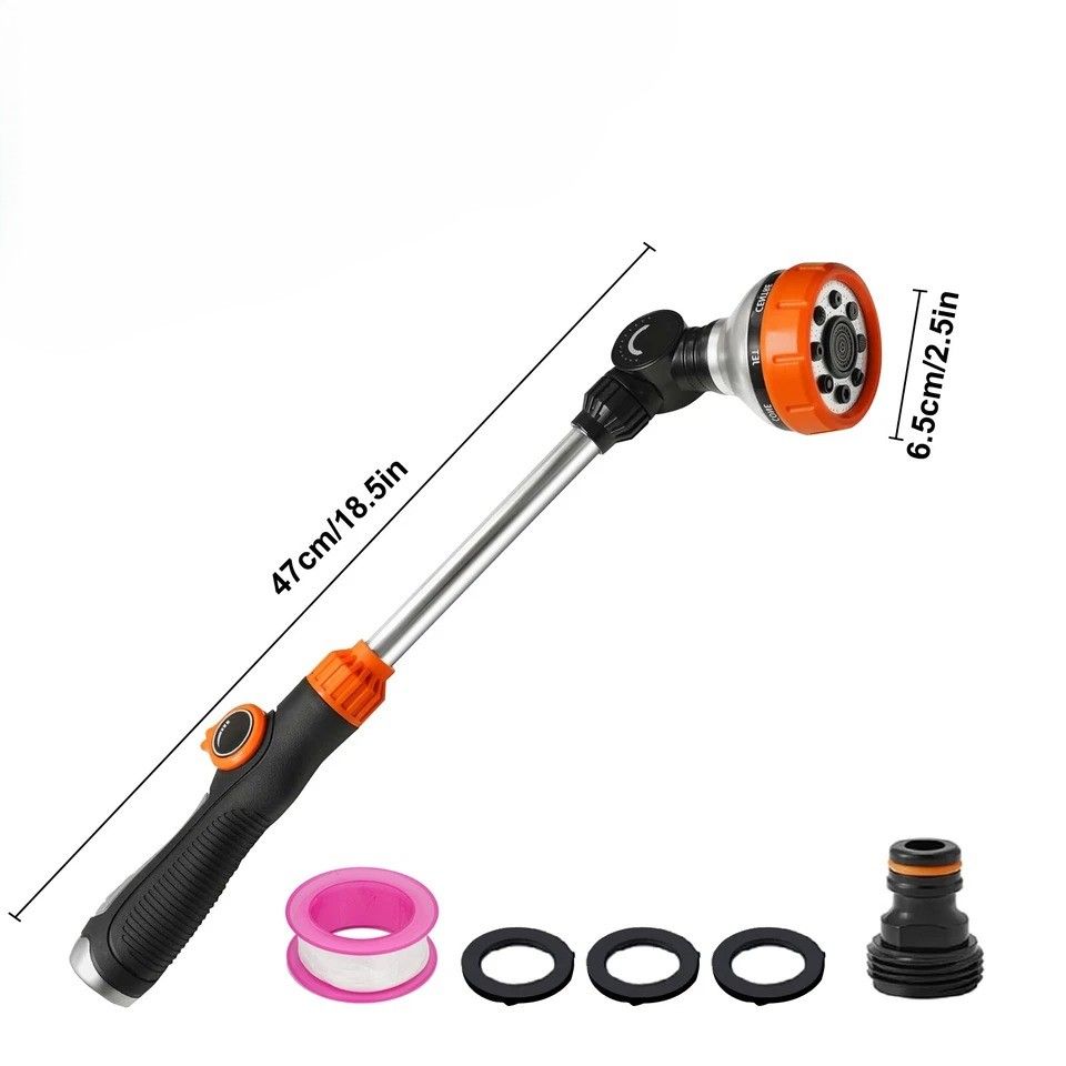 Durable Heavy Duty Watering Wand, Garden Hose, Spray Patterns, Nozzle Sprayer