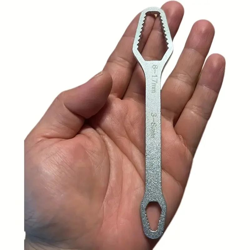 Compact Double-Head Adjustable Wrench (3–17 mm) – Versatile Multi-Purpose Tool