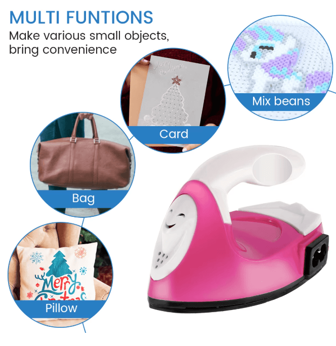 MiniPress Portable Craft Iron Small Heat Press for Sewing and Clothes
