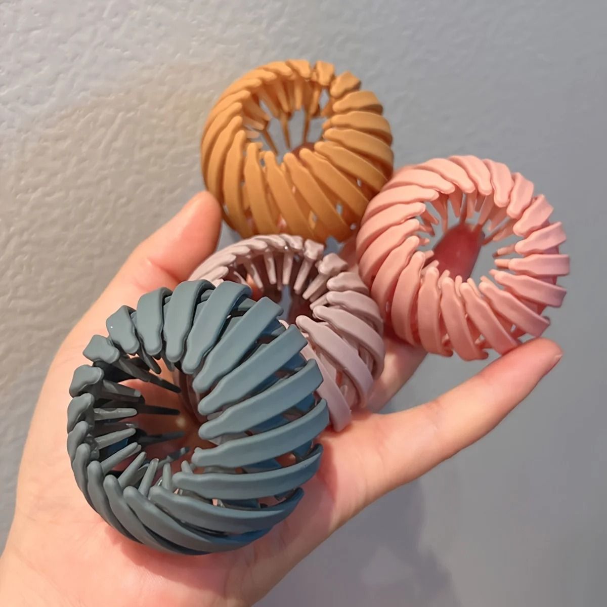 Colorful Bird Nest Hair Ties Set For Daily Hairstyles