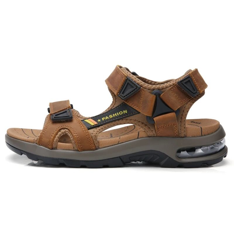 Fashion Men's Genuine Leather Roman Sandals