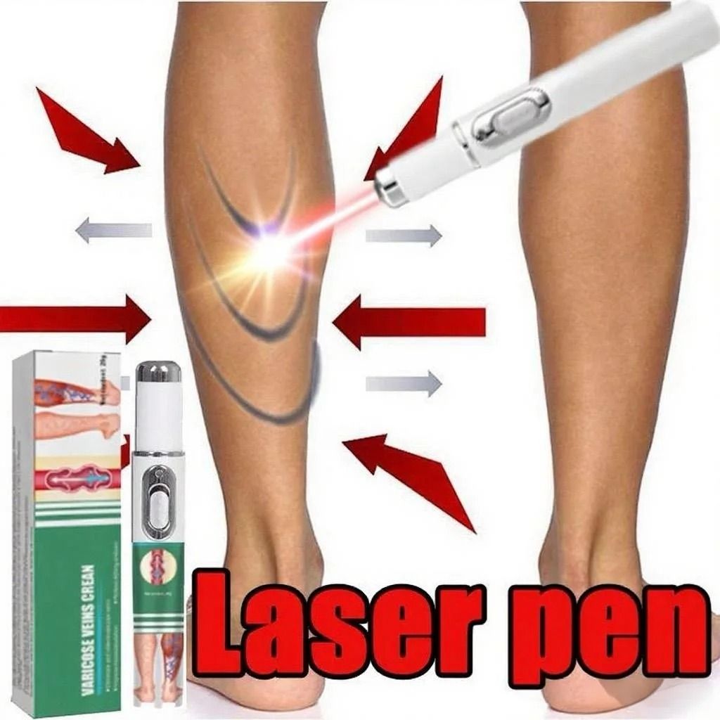 Laser Pen for Eye and Foot Care – Portable Health Protection Device with Precision Beam and Ergonomic Aluminum Design