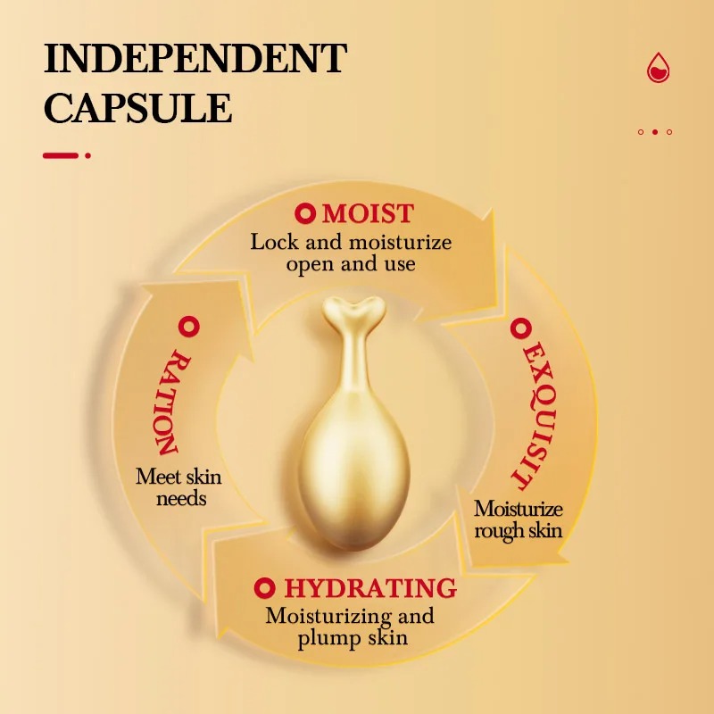 Placenta Capsules Serum Spot Acne Remover Whitening Face Serum, Anti Wrinkle Firming, Brighten Skin Care Cosmetics