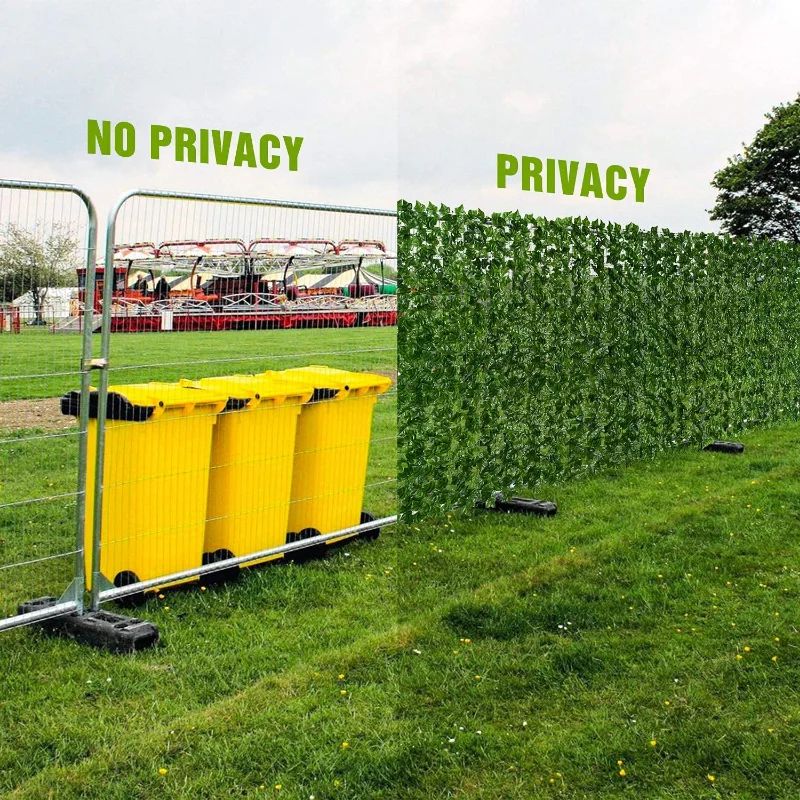 Artificial Ivy Privacy Fence Panel