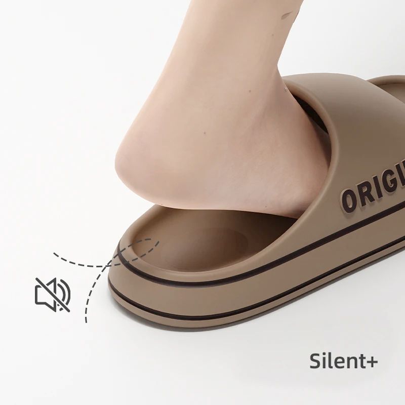 Unisex Letter Print Summer Slide Slippers