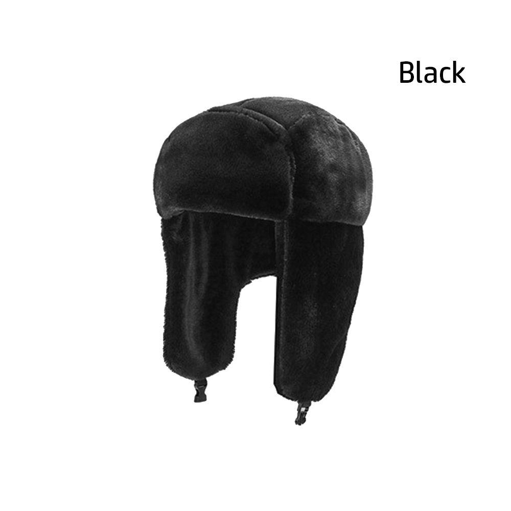 Thick Bomber Hat, Russian Winter Trapper Earflap, Ushanka Snow Cap