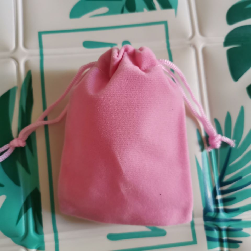 Jewelry Charms Velvet Bags Drawstring Gift Pouches Display Packaging