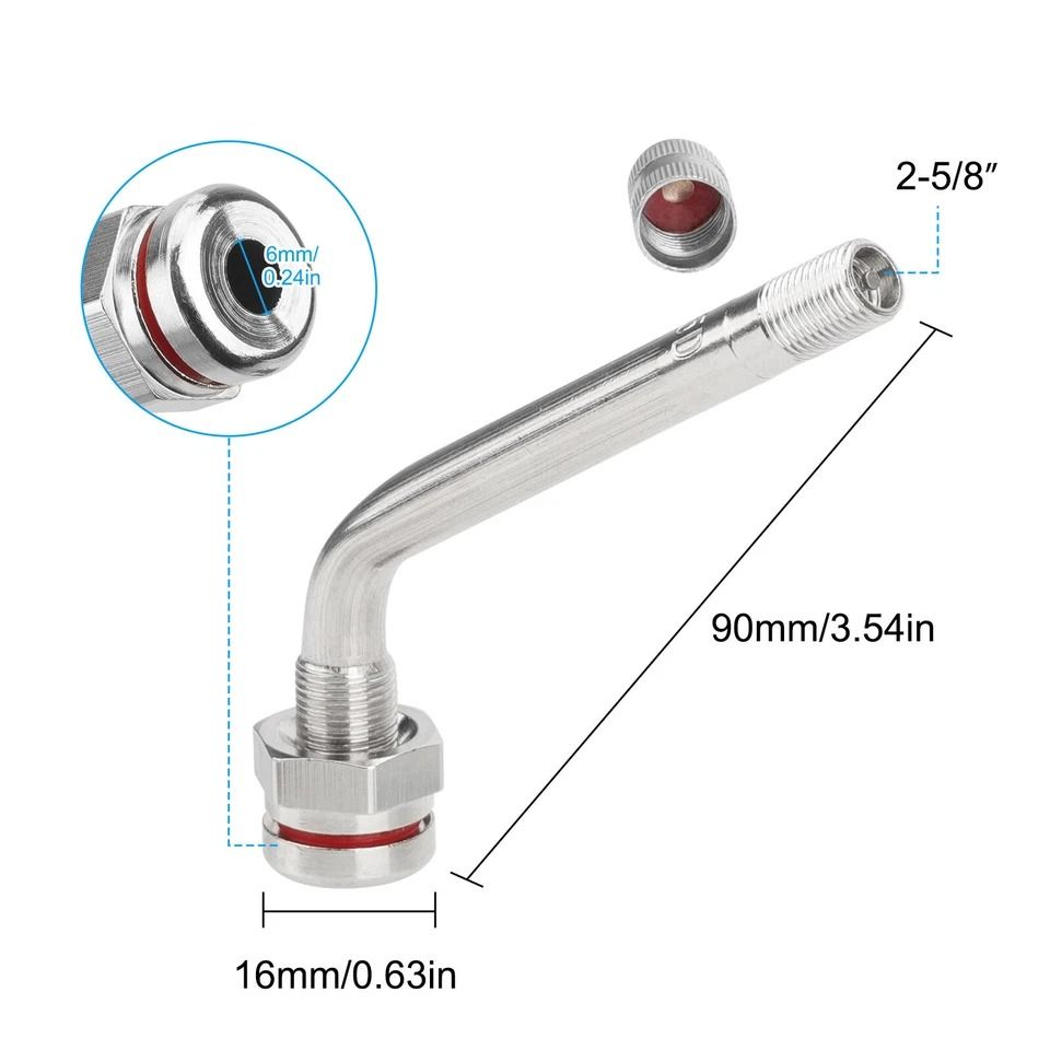 Alcoa Valve Stem Extension, Aluminum Wheel , Fits Aluminum Wheels