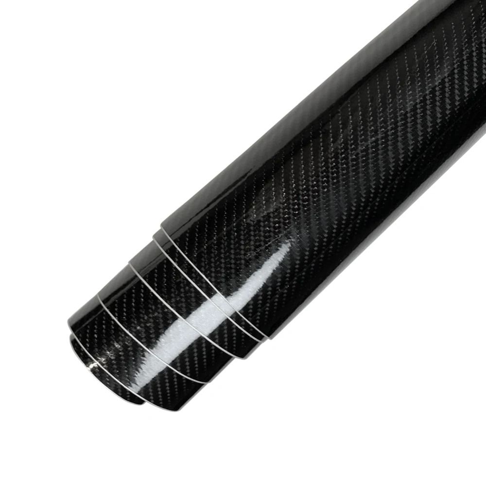 Carbon Fiber Vinyl Wrap Sticker Self Adhesive Waterproof Car Protection Film