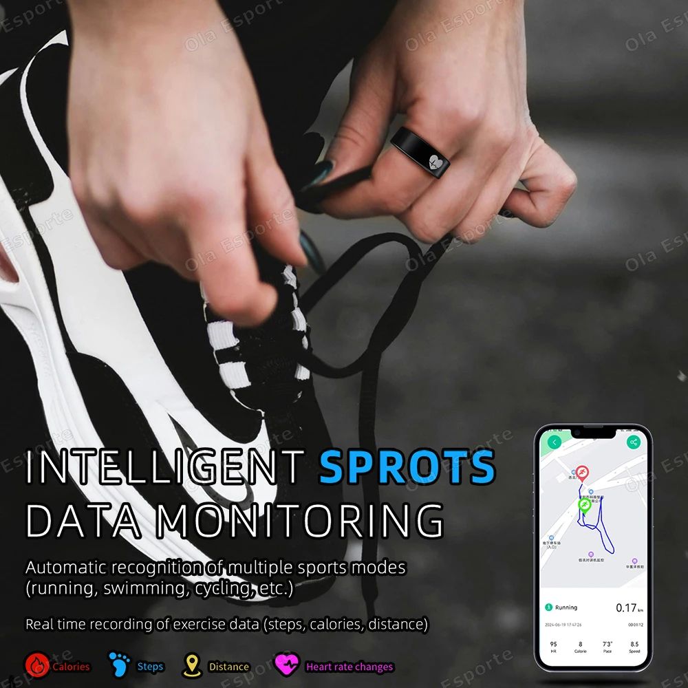R30 Smart Health Ring ECG Heart Rate Blood Pressure Sleep Tracker