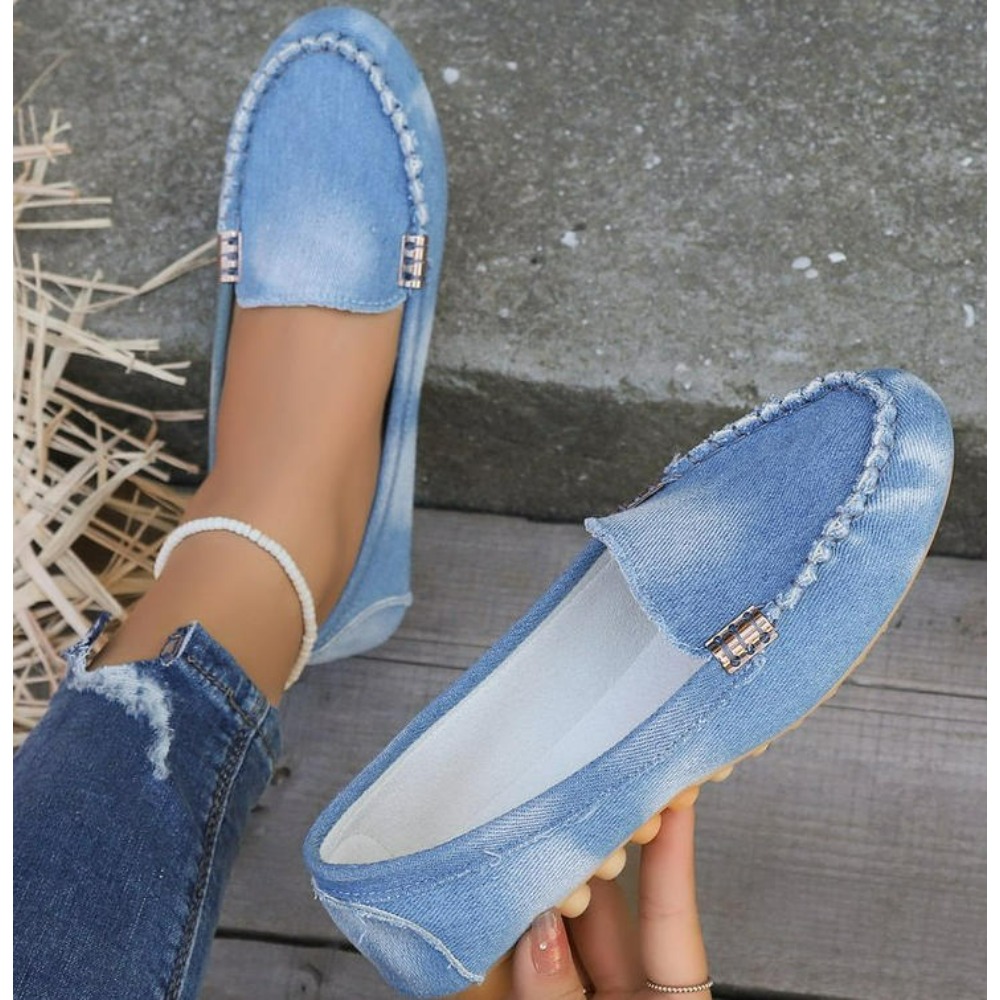 Fashionable Women's Casual Loafers, Non-slip Soft Flat Shoes, Wear-resistant Loafer Sports