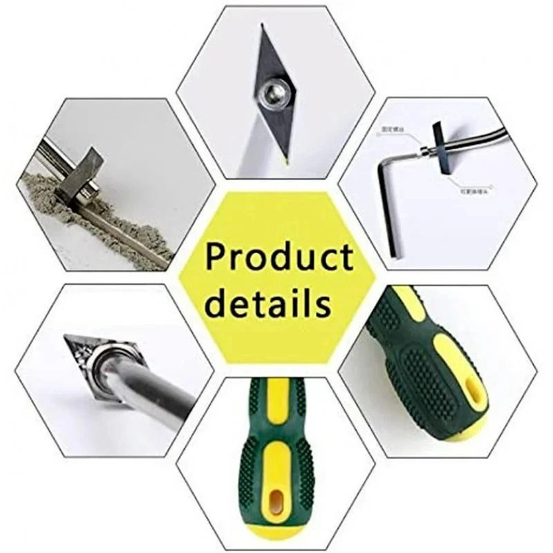Professional Ceramic Tile Grout Remover and Gap Cleaning Drill Bit