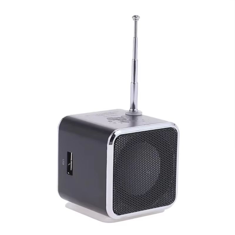 VIKEFON TD-V26 Mini Bluetooth Speaker with FM Radio – Portable Stereo Music Player with TF Card & AUX