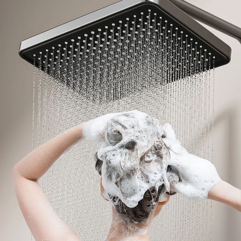 Gunmetal Gray Bathroom Shower System Set