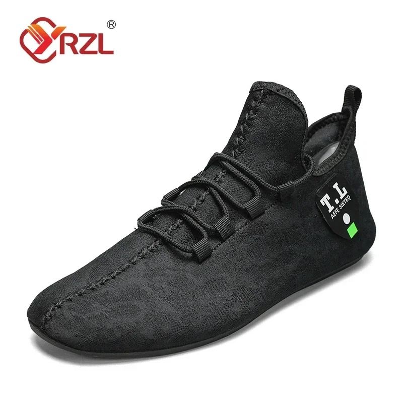 Yrzl Mesh Loafers Men Driving Moccasins Breathable Lightweight Slip On
