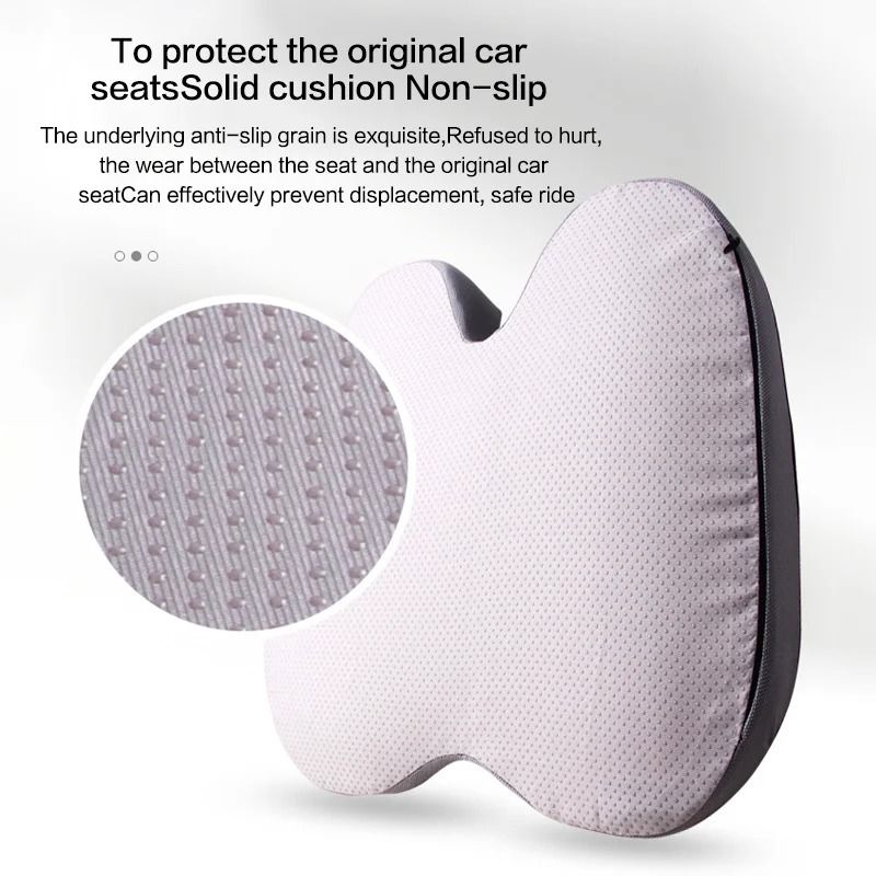 Non-Slip Orthopedic Memory Foam Seat Cushion