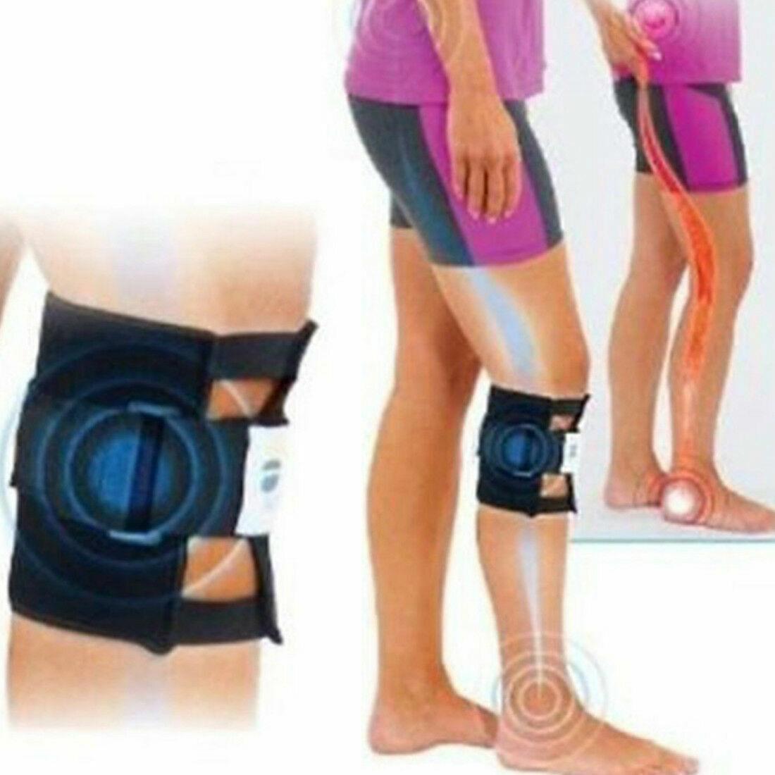 Sciatic Nerve Knee Brace Magnetic Therapy Stone, Back Pain Knee Acupressure Strap Relieve Tension Pad