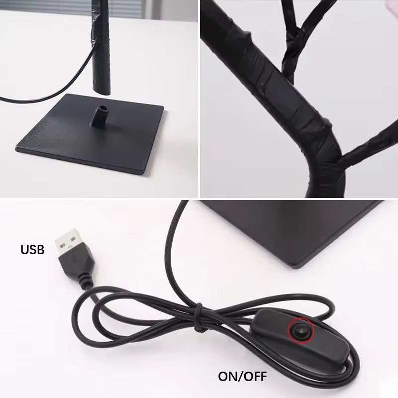 GlowBloom USB LED Rose Tree Table Lamp