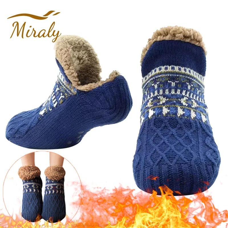 Super Warm Winter Non Slip Floor Socks for Home and Sleep