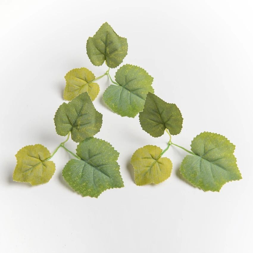 Artificial Grape Leaf Collection – High-Definition Botanical Texture Sculpture