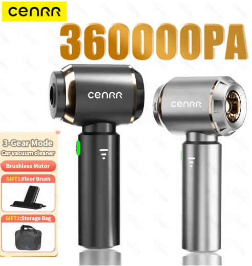 CENRR Mini Cordless Car Vacuum Cleaner Powerful Handheld Wireless Vacuum with Strong Suction