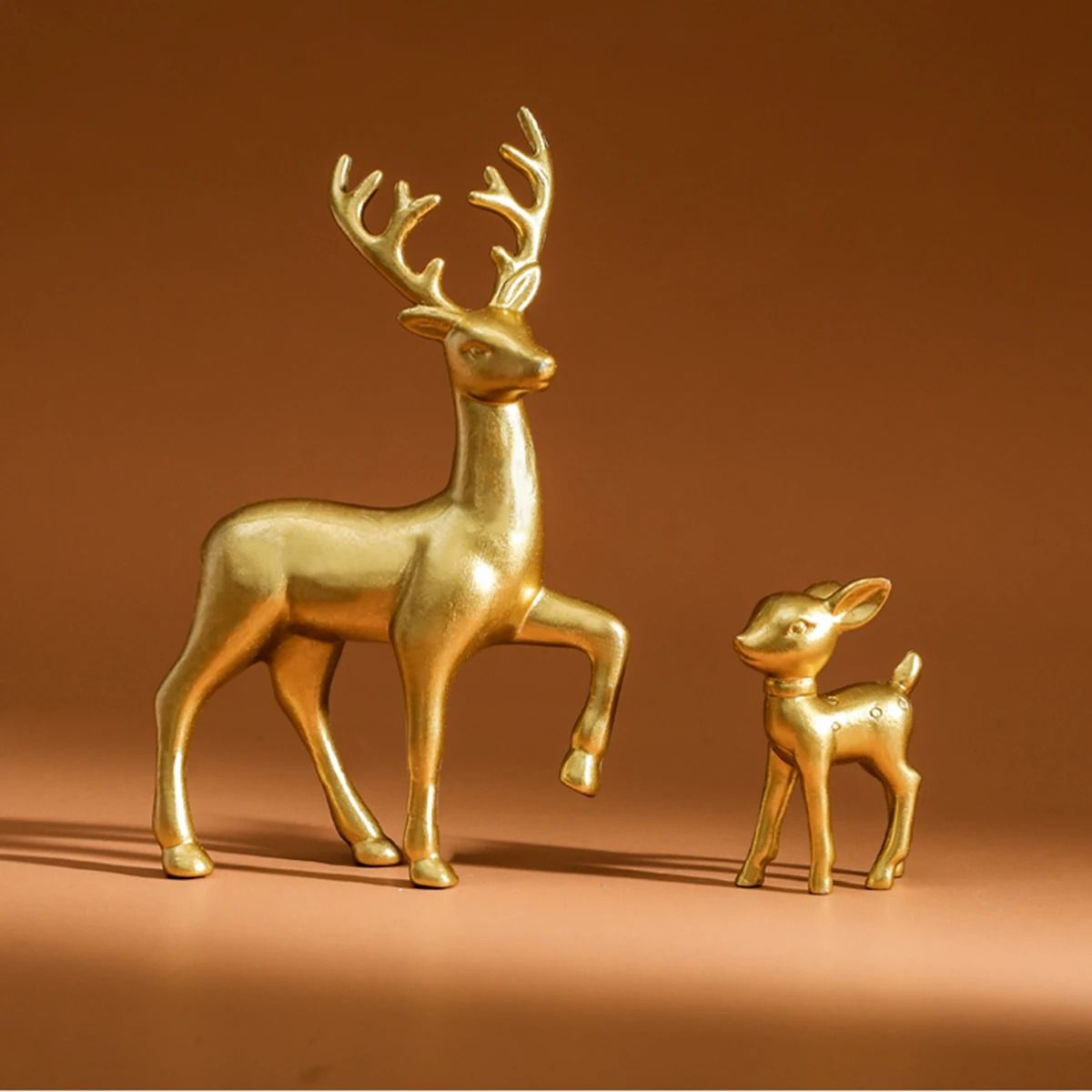 Mother Deer Minimalist Kids Room Figurines Home Decoration