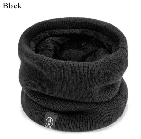 Soft Knitted Neck Warmer Scarf Thick Cold Proof Sports Face Cover for Men Women