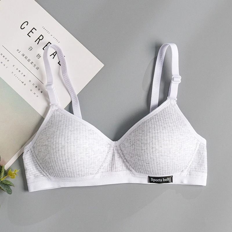 FallSweet Cotton Wireless Bra | Seamless V-Shaped Gathering Underwear
