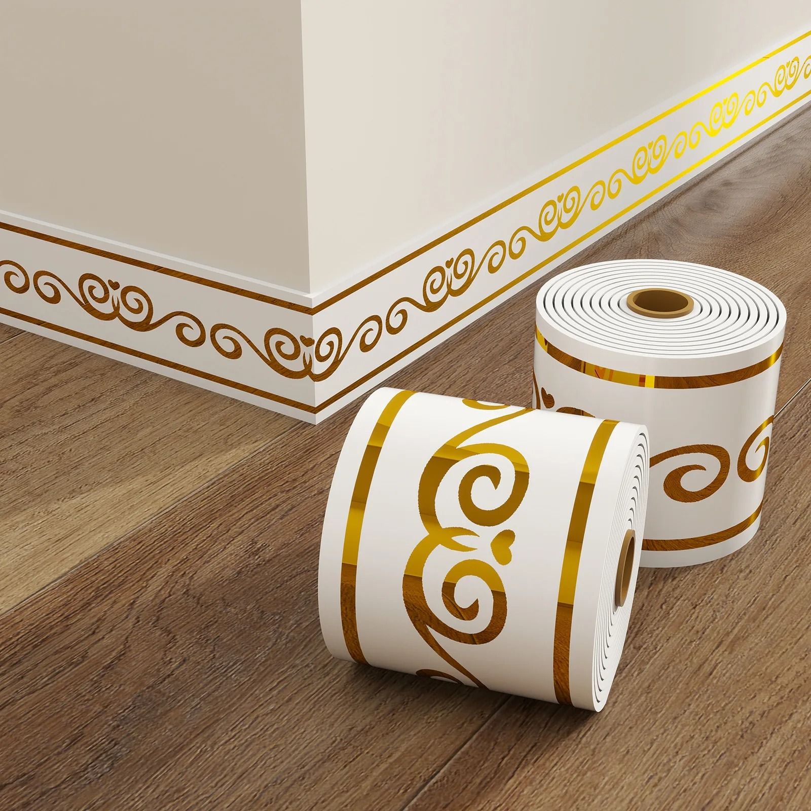 Flexible Self Adhesive Foam Skirting Board Wall Trim