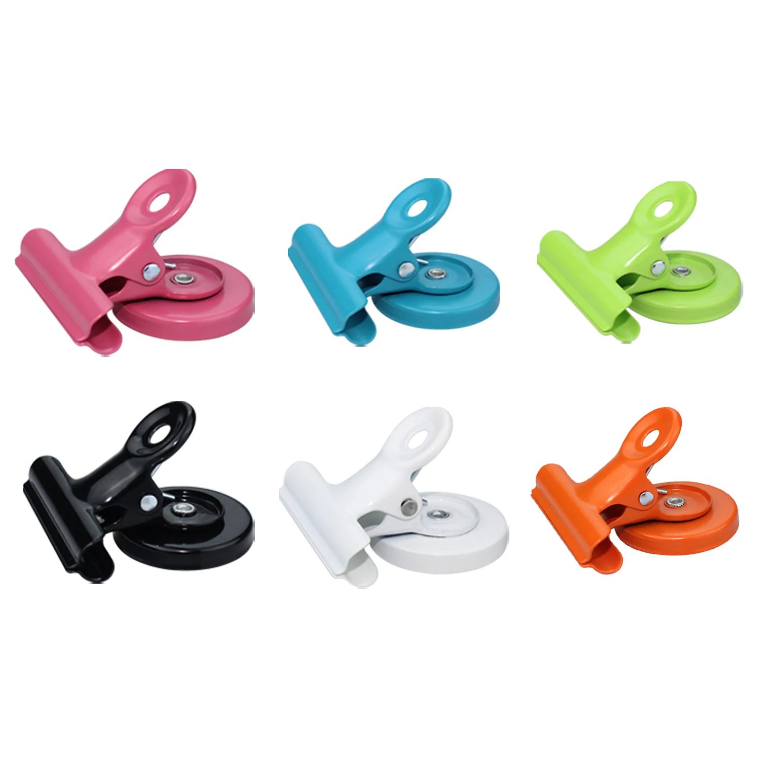 5 Pack Strong Magnetic Clips for Fridge Whiteboard and Locker Organization