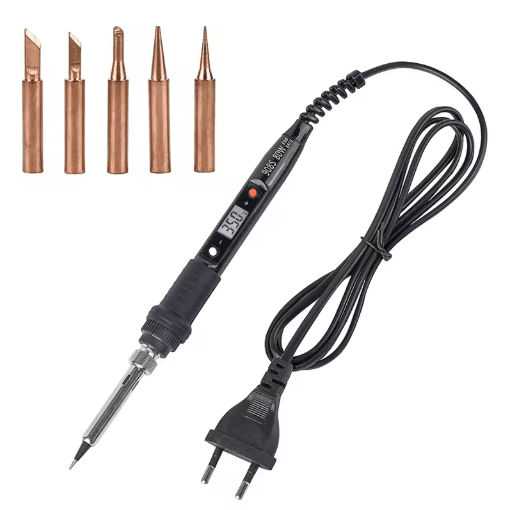 JCD 80W Digital Soldering Iron with LCD Display & Adjustable Temperature