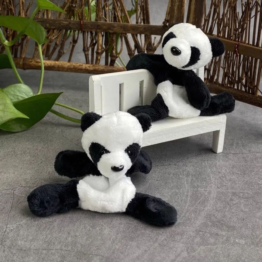 Cute Panda Figurines Desk Decor Set Cartoon Animal Home Office Ornaments