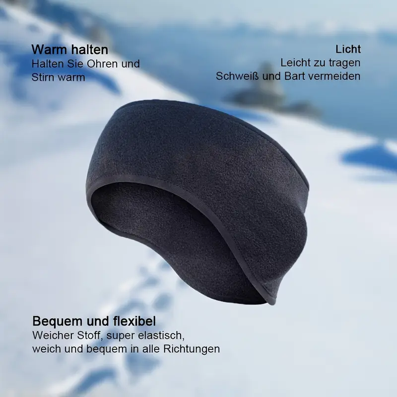 Winter Fleece Ear Warmer Pro Breathable Running Headband