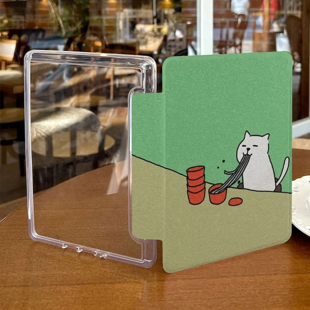 Acrylic Back Shell Kindle Case with Hand Strap