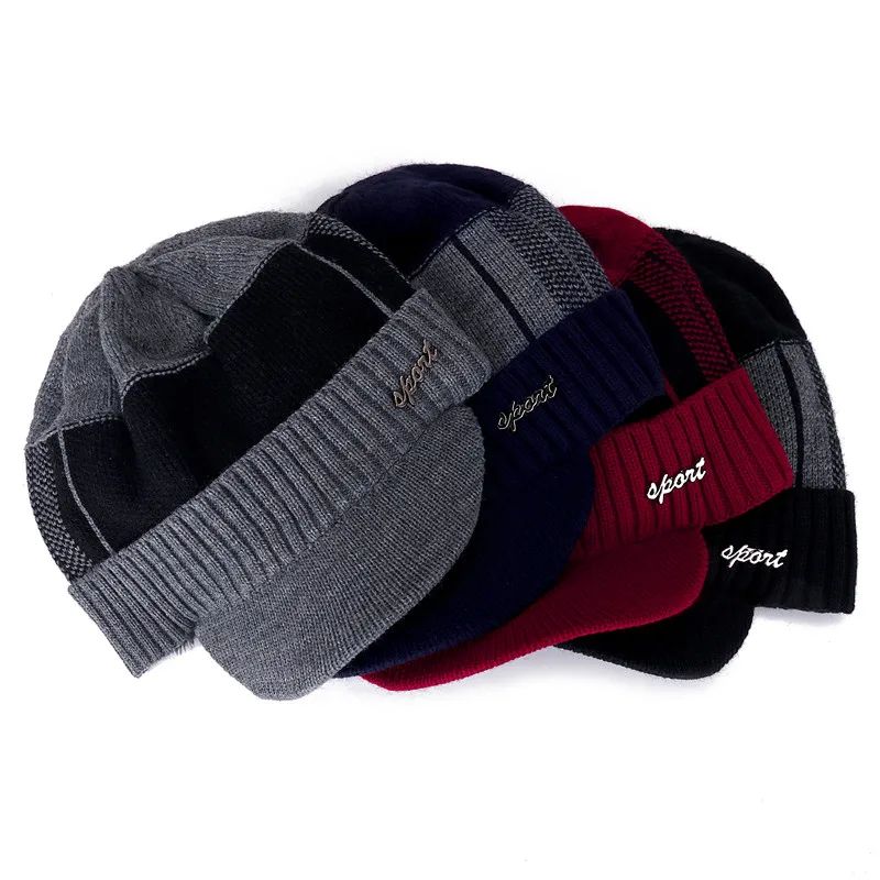 Fur Lined Winter Beanie Hat