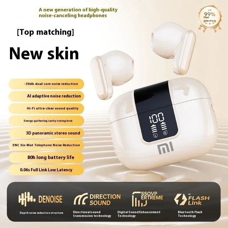 Pro Sound Wireless Bluetooth Earbuds With LED Display