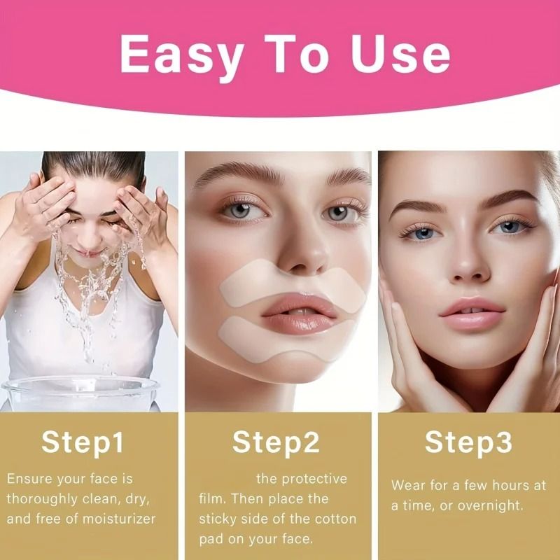 Overnight Lip Wrinkle Smoothing Patches Set