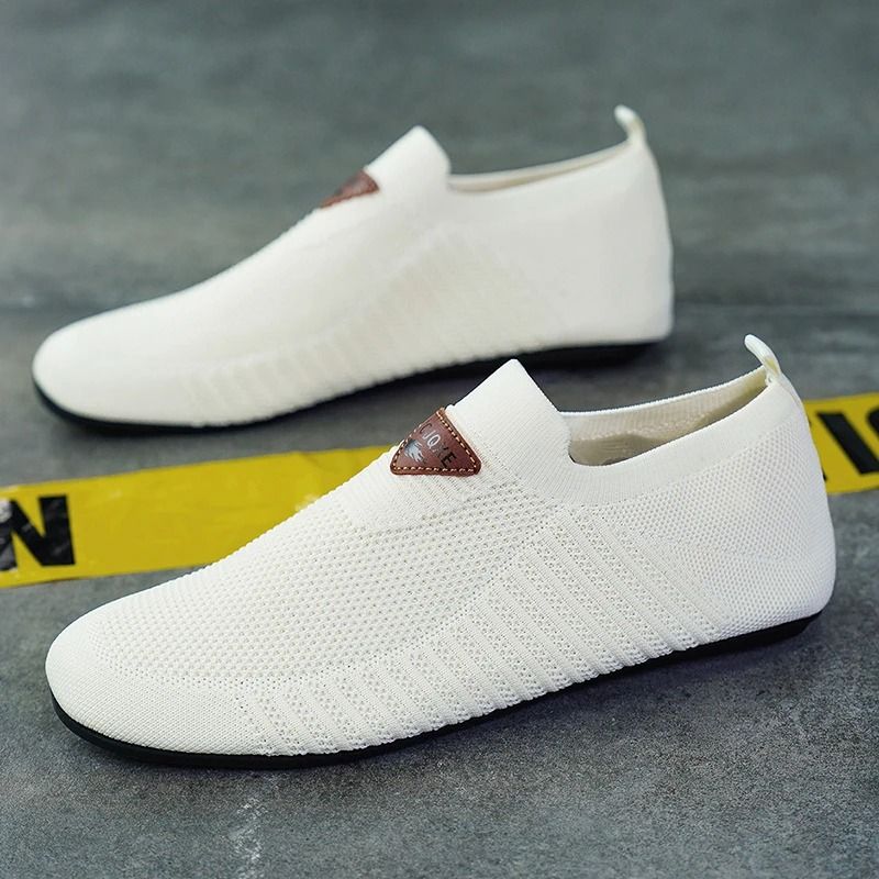 Mens Breathable Mesh Loafers Lightweight Slip On Driving Moccasins Casual Walking Shoes