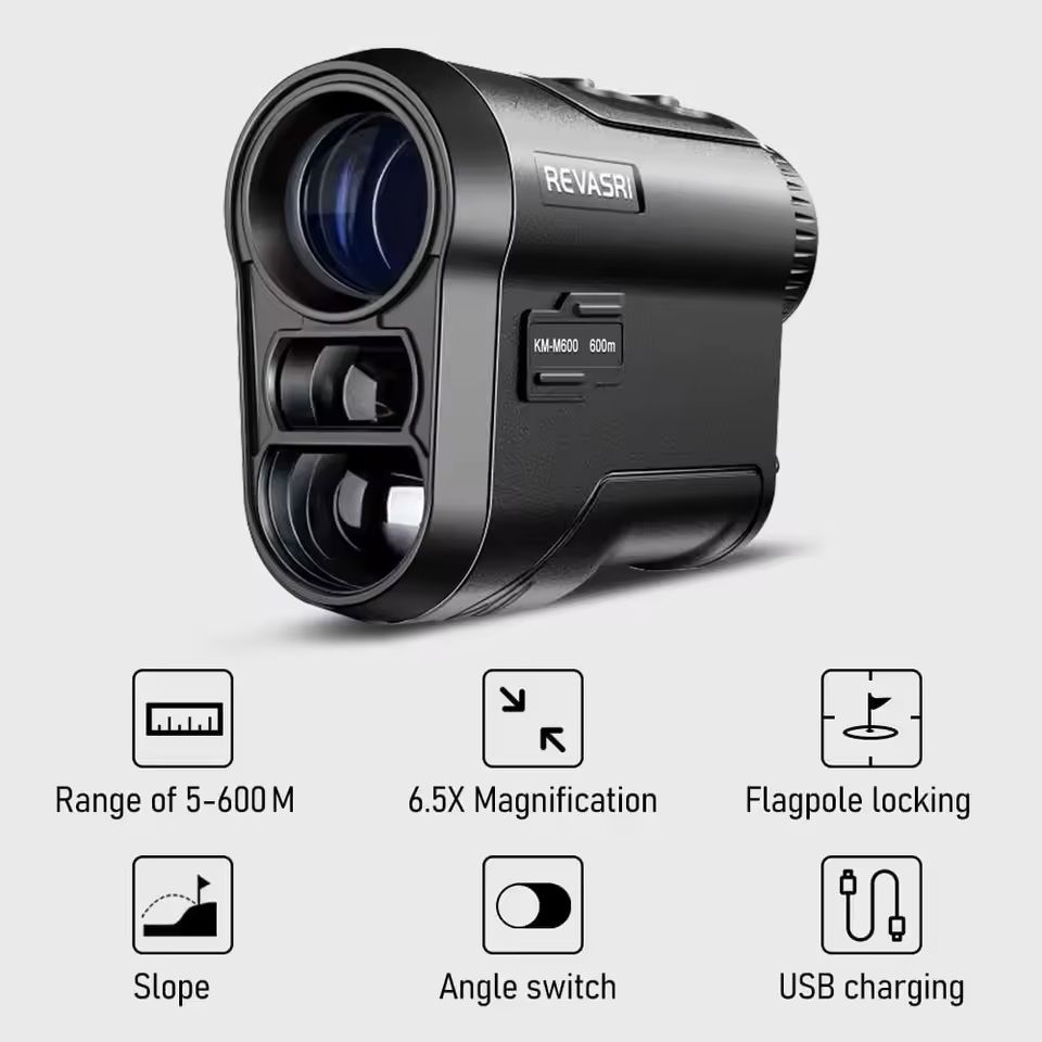 600Yard Golf Laser Rangefinder – Precision Targeting with Slope & Flag Lock