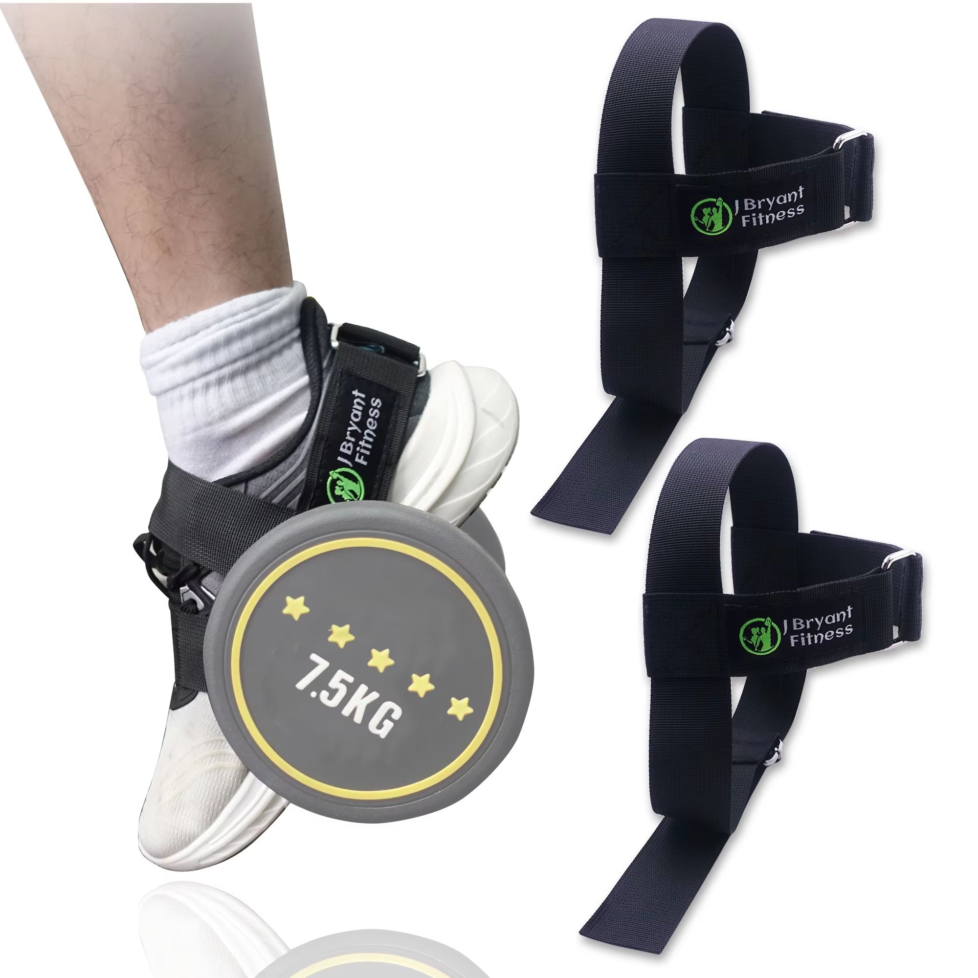 PowerFlex Dumbbell Ankle Strap Tibialis Trainer for Leg Strength