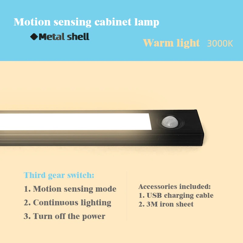 Night Light Led Light Under Cabinet Light Motion Sensor