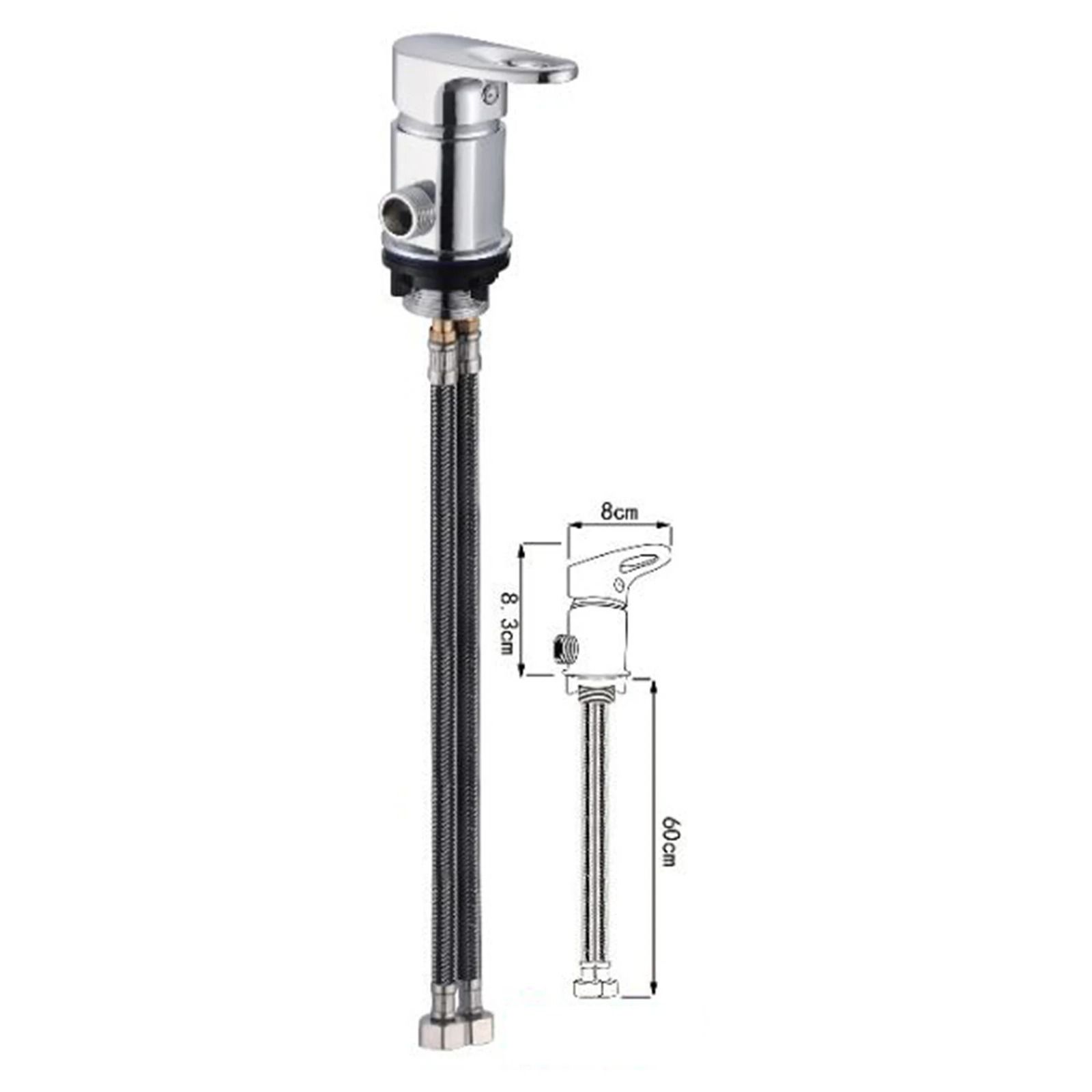 Salon Shampoo Faucet Set with Spray Hose Hot and Cold Mixer Tap