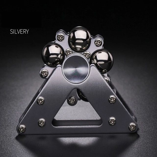 Foldable Double Pendulum Metal Fidget Spinner, Antistress Hand Spinner, Gyroscope Adult Toys & Stress Relief Gift
