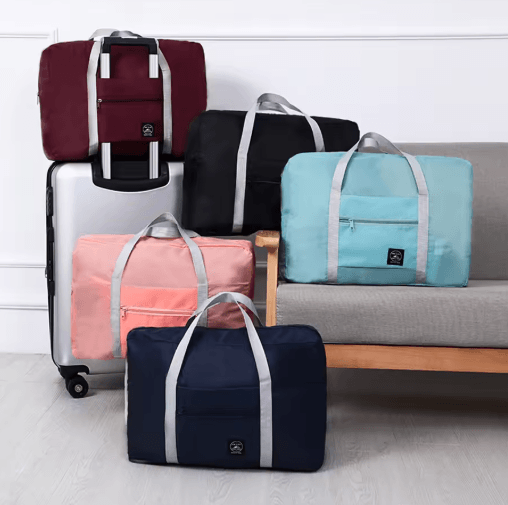 Foldable Large Capacity Travel Bag – Lightweight Carry-On Weekend Duffle Tote