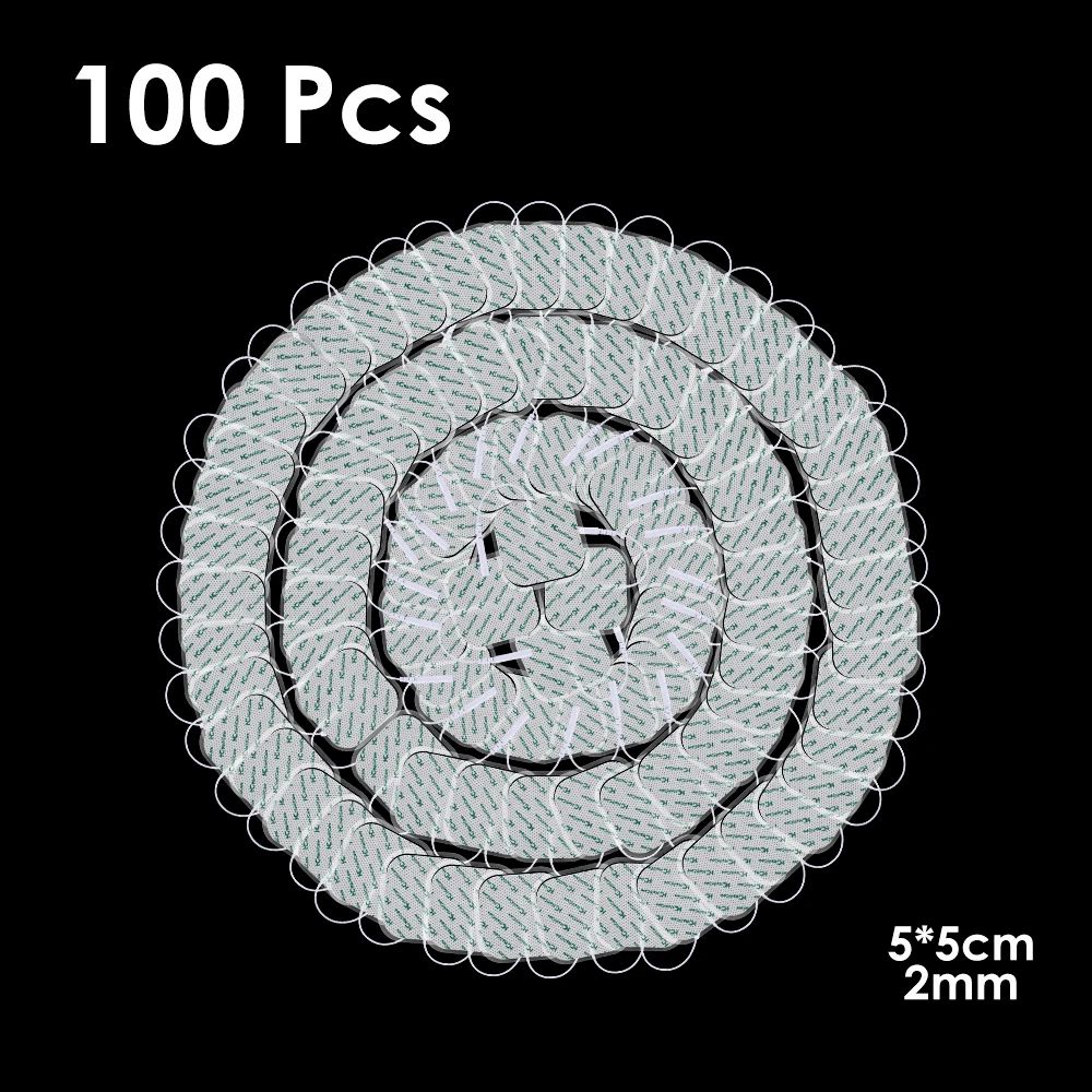 Reusable EMS TENS Electrode Pads Muscle Stimulator Replacement Gel Pads