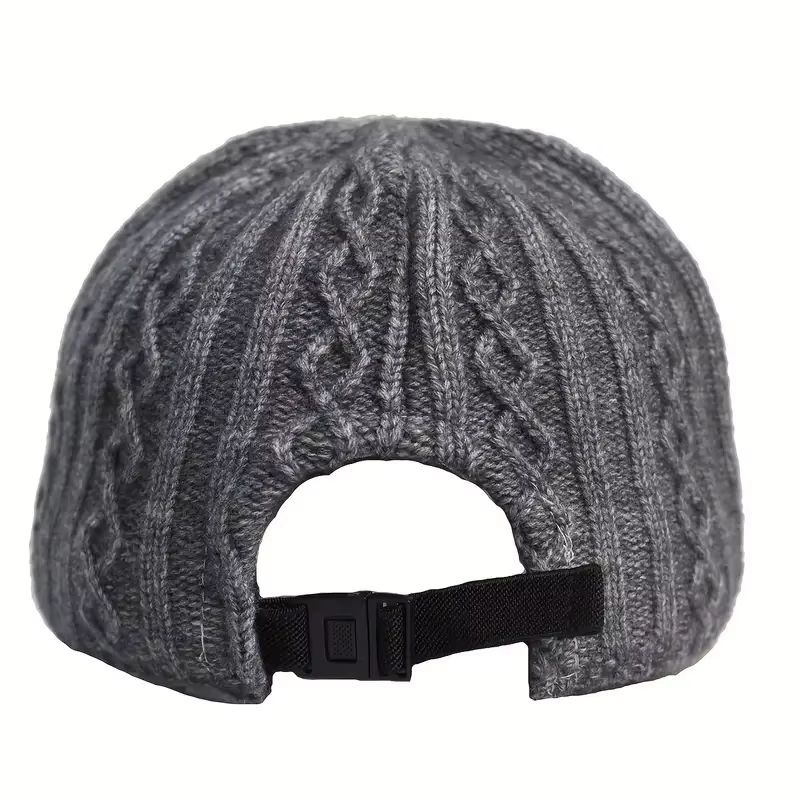 CozyPeak Knitted Baseball Cap for Warm Autumn and Winter Style