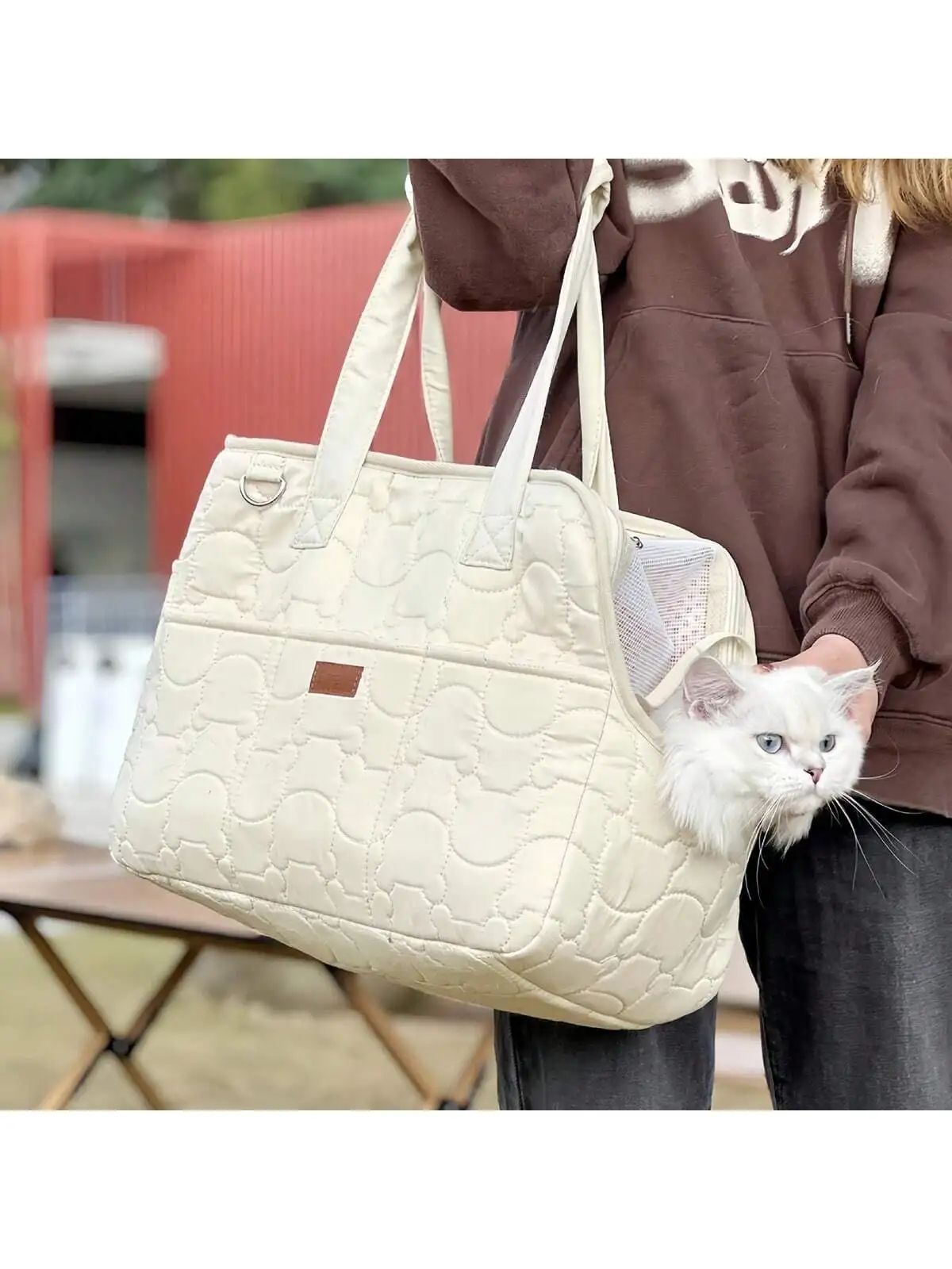 Breathable Pet Tote Carrier Bag