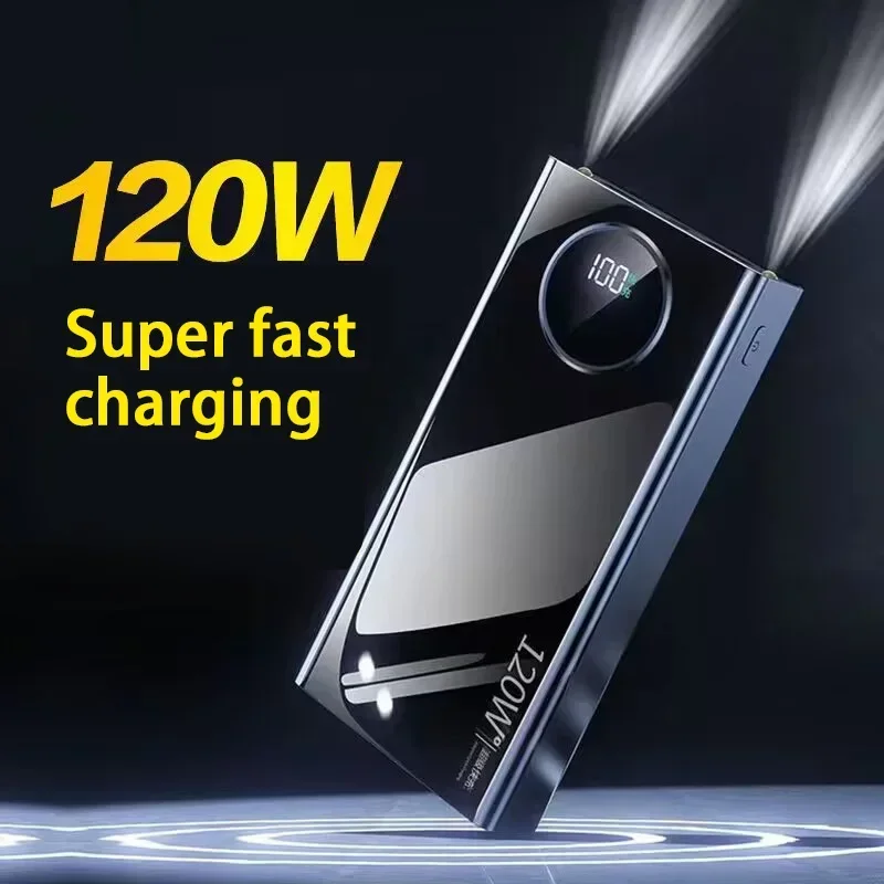 Ultra-High Capacity Power Bank Super Fast Charging External Battery