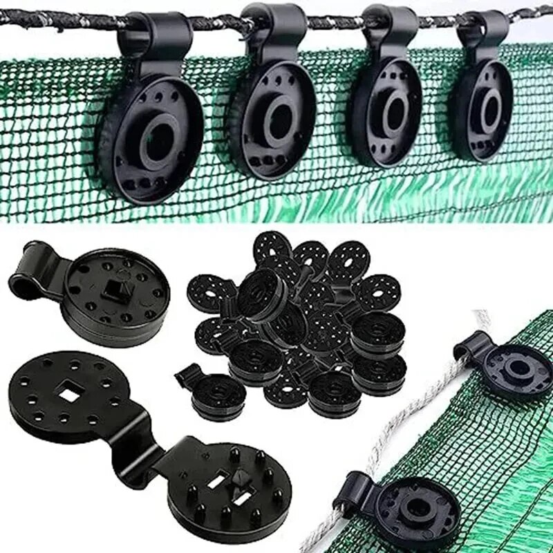 Heavy Duty Shade Cloth Clips Secure Sun Shade Netting Clamps for Garden Greenhouse