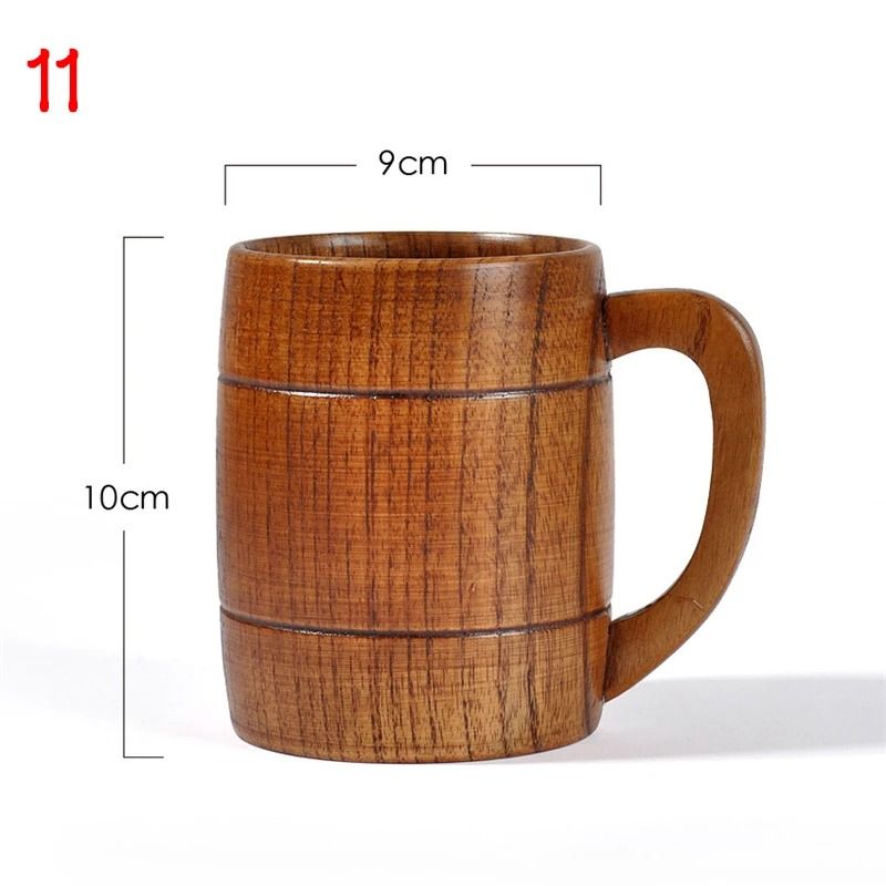 Wooden Big Belly Cup Handmade from Natural Spruce